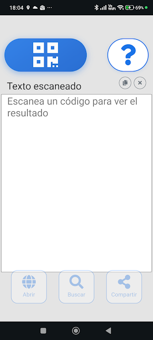 Escáner QR y Código de Barras Screenshot 1