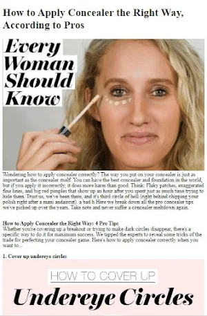 How To Apply Concealer Screenshot 1