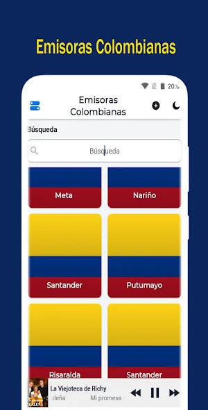 Emisoras Colombianas en Vivo Screenshot 1