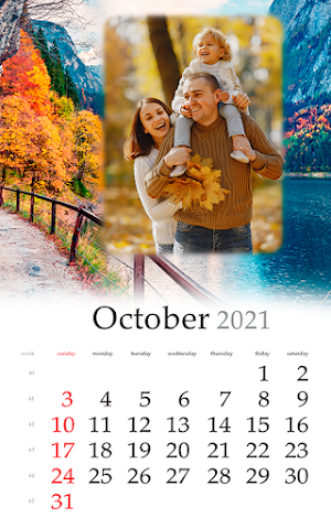 2021 Calendar Photo Frame 📆 Screenshot 2