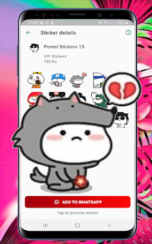 WAStickerApps Pentol Animated Screenshot 2