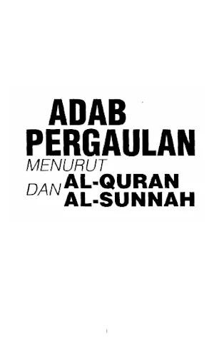 Adab Pergaulan Menurut Qur'an Screenshot 0