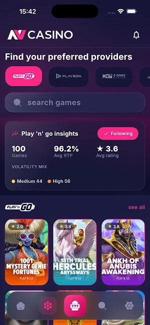 NewView Casino Screenshot 1