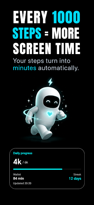 Earn Screen Time - StepStore Screenshot 1