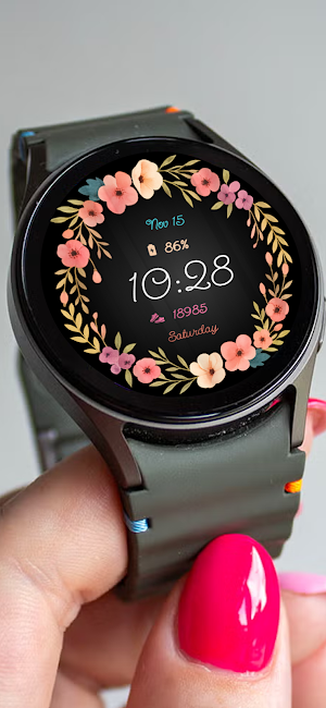 Petaline - Digital Watch Face Screenshot 3