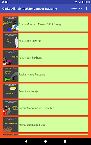 Cerita Alkitab Anak Bergambar (Bagian 6) Screenshot 0