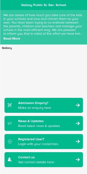 Galaxy Public School Screenshot 0