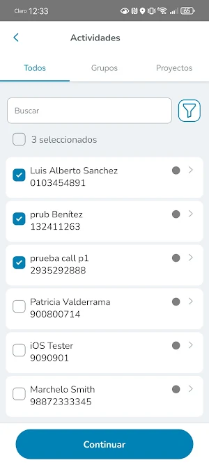 GeoVictoria Equipos Screenshot 3