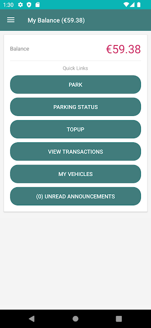Port Of Waterford eParking Screenshot 1