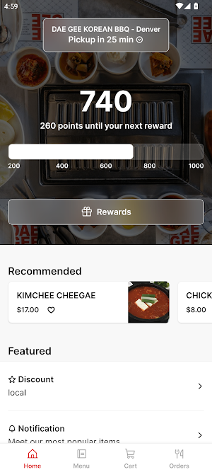 Dae Gee Korean BBQ To Go Screenshot 0