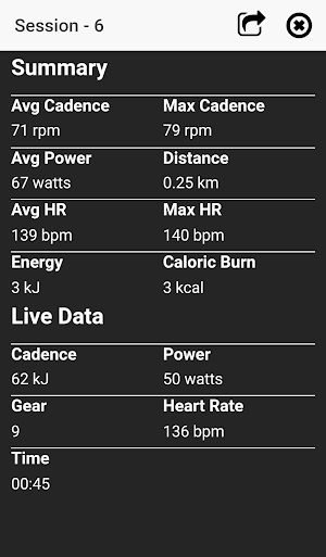 Keiser M Series Instructor Screenshot 2