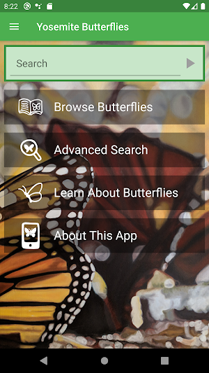 Yosemite Butterflies Screenshot 0