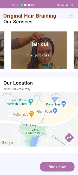 Original Hair Braiding Screenshot 2