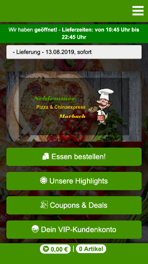 Schlemmer Pizza Marbach Screenshot 0