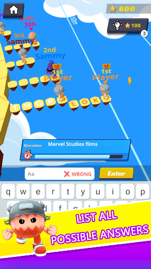 Type Run - Trivia Runners Screenshot 0