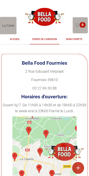 Bella Food Fourmies Screenshot 3