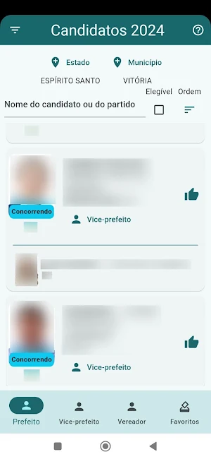 Candidatos 2024 Screenshot 1