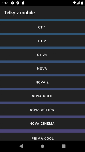 Telky v mobile Screenshot 1