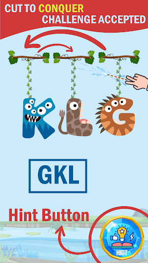 Cut the Vine- Rope Puzzle- abc Screenshot 2