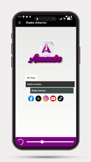 Radio Amante Screenshot 0