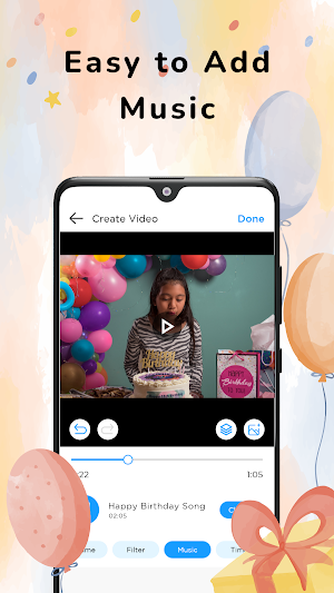 Birthday Video Maker & Music Screenshot 3
