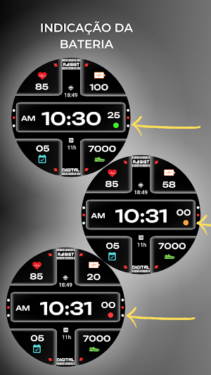 Block Time 22 Watch Face Screenshot 2