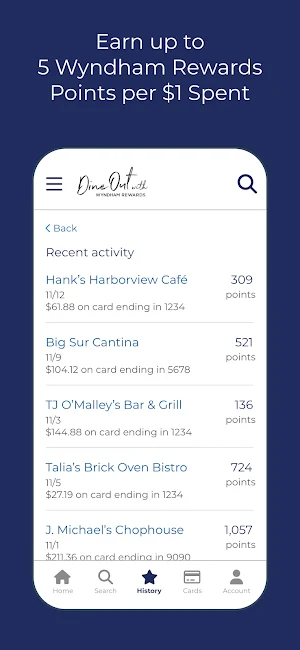 Dine Out with Wyndham Rewards Screenshot 0