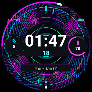 Cyberpunk Watch Face Screenshot 0