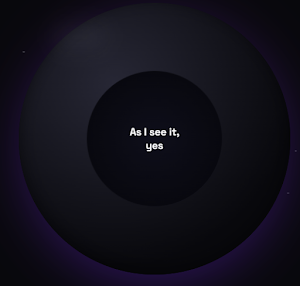 Magic 8 ball Screenshot 2
