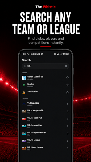 Football Live Scores: Whistle Screenshot 3