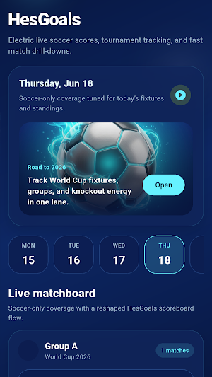 HesGoals - Live Matches Scores Screenshot 0