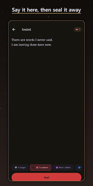 Sealed - Mood Journal & Vent Screenshot 0