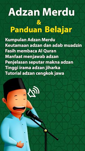Kumpulan Adzan Belajar Merdu Screenshot 2