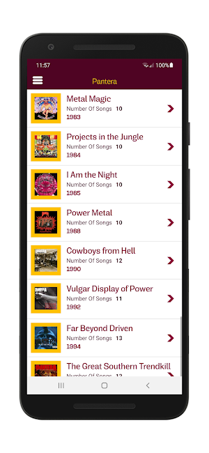 Pantera Lyrics & Wallpapers Screenshot 1