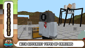Skibidi Cameramen mod for MCPE Screenshot 2