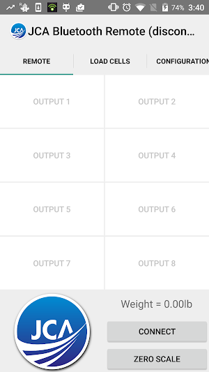 JCA Bluetooth Remote Screenshot 0