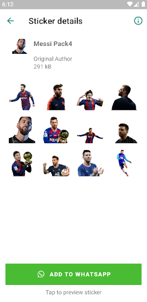 Messi Stickers Screenshot 2