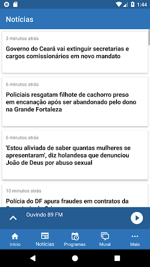 89 FM Cuité Screenshot 3