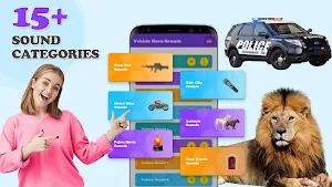 Air Horn Sounds - Prank Car Sounds & Animal Sound Screenshot 3