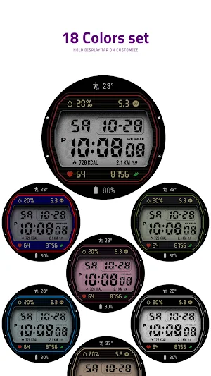JW212 jwstudio watchface Screenshot 3
