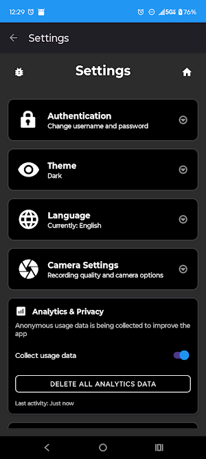 Background Camera RemoteStream Screenshot 1