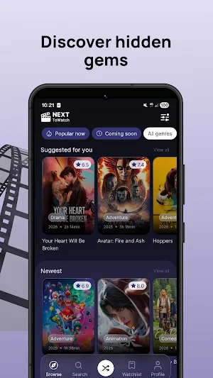 NextToWatch Screenshot 2