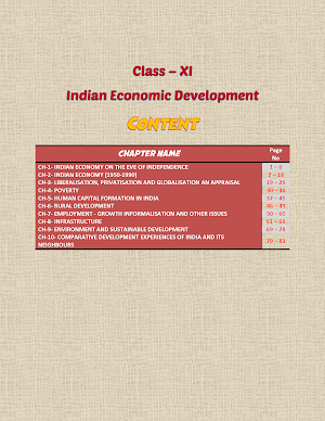 Class 11 Economics IED Screenshot 1
