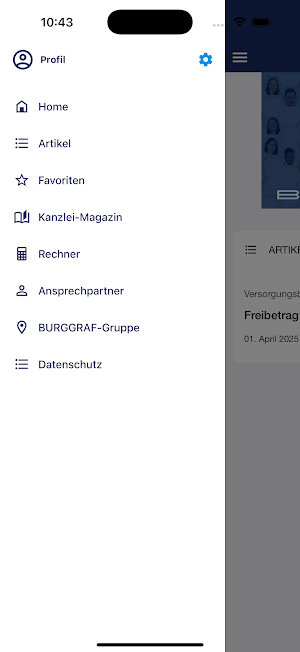 BURGGRAF-Gruppe Screenshot 1