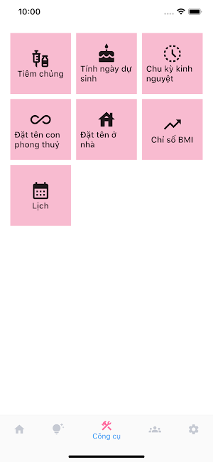 MarryBaby - Trợ lý mẹ bầu & bé Screenshot 2