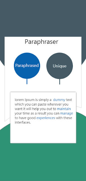 Paraphrasing Tool Screenshot 2