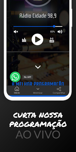Rádio Cidade 98,9 Jacareacanga Screenshot 3