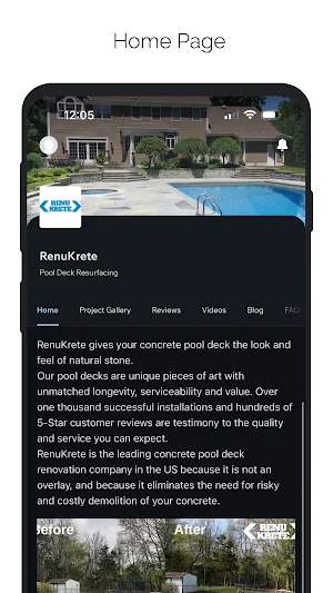 RenuKrete Screenshot 2