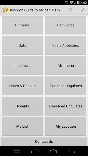 Kingdon Guide: African Mammals Screenshot 0