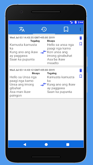 Bisaya Tagalog Translator Screenshot 2
